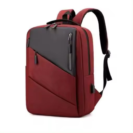 Mochila impermeable para ordenador portátil de 15 y 15,6 pulgadas, bolsa de viaje escolar con USB, antirrobo, informal - 1