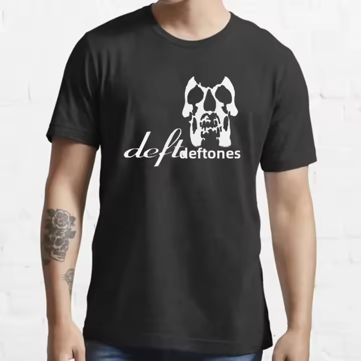 Camiseta Deftones High Quality Para Hombres Y Mujeres Camiseta De Rock Hip Hop De Verano Estilo Casual Manga Corta Transpirable Ligera Secado Rápido Protección Solar Elástica Sostenible - 1