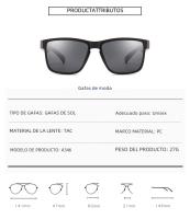 Gafas De Ciclismo Polarizadas Cuadradas Para Hombres Y Mujeres Protección UV400 Deportes Al Aire Libre Pesca Coloridas - details 0