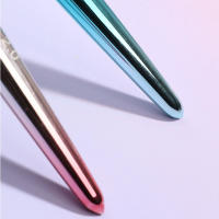 Cepillo De Uñas De Kolinsky Metálico Para Pintura Y Gel UV Herramienta De Manicura Cristalina 1 Pieza - details 2