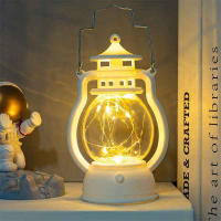 Lámpara LED De Halloween Decoración De Navidad Vintage Portátil Antorcha Electrónica Candlestick Ambiente Barra Luz Novedosa - details 5