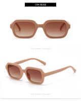 Gafas De Sol Cuadradas Pequeñas Para Ciclismo Moda Mujer Marca Tendencia Amarillas Vintage Protección UV400 Material Poliáctileno - details 6