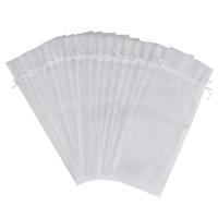 Bolsas de Organza transparente para vino, 14x37cm, reutilizables, envoltorio Simple para botellas, vestidos, embalaje festivo, Baby Shower, recuerdos de boda, muestras, 20 piezas - details 0
