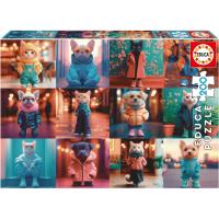 Educa Puzzle 200 piezas  Animales de Moda Medidas: 40 x 28 cm Educa 20219 - details 6