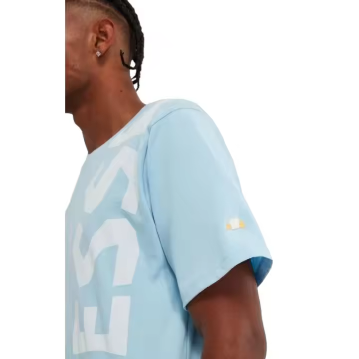 Camiseta Hombre Ellesse Nils Azul Claro 100% Algodón - 1