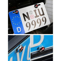 Juego De 4 Piezas De Bandera De Coche Para Toyota GR Tornillos De Metal Y Placa De Licencia Accesorios De Automóvil Bandera Británica Gazoo Racing - details 4