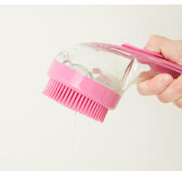 Cepillo De Baño Para Perros Con Mango Largo Y Suave De Silicona Cepillo De Peluquería Para Gatos Y Perros Masajeador De Mascotas Suministros Para Mascotas - details 6