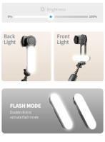 Soporte de Mano para Selfie Stick Gimbal Estabilizador para Teléfono Móvil Acción Cámara Inteligente Montaje de Teléfono Móvil - details 5