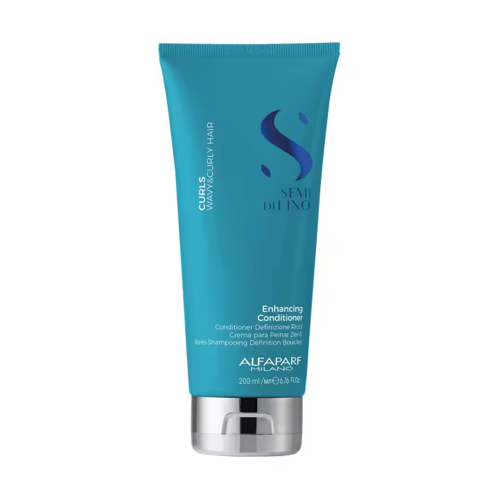 Alfaparf semi di lino curls acondicionador definición rizos 200 ml, acondicionador para definir ondas y rizos - 1