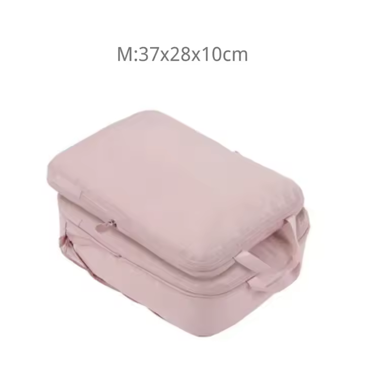 Cubo De Compresión Portátil Para Viaje Organizador De Ropa Impermeable Para Maleta Estuche De Almacenamiento De Bolsas De Cajón Ecológico - 1