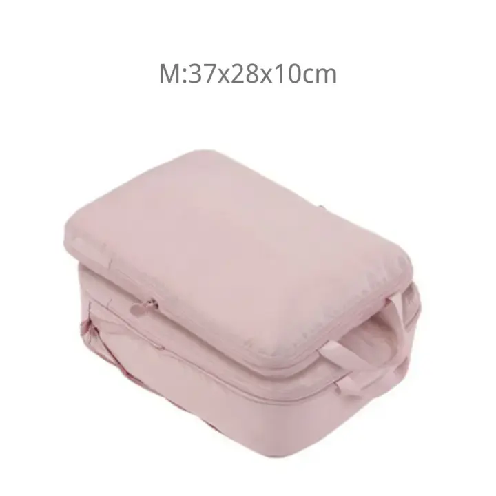 Cubo De Compresión Portátil Para Viaje Organizador De Ropa Impermeable Para Maleta Estuche De Almacenamiento De Bolsas De Cajón Ecológico - 1
