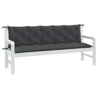 vidaXL Cojines para banco jardín 2 uds tela beige melange 180x50x7 cm en color beige mezcla/gris oscuro mezcla/gris claro mezcla y más | acolchados duraderos para sofás de jardín terraza exterior - details 4