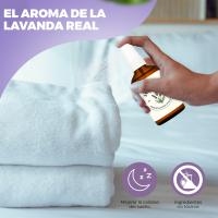 Bruma de Almohada Relajante Con Aceite Esencial de Lavanda Mariem 200 ML Ideal Para Dormir Mejor Pulverizados Para Mejorar el Descanso Aromaterapia para el Hogar Contiene Ingredientes Naturales Proveniente de Agricultura en España - details 3