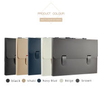 Caja De Almacenamiento Portátil Para Archivos A4 De 5 Colores Organizador De Documentos Para Estudiantes Y Oficina Suministros De Papelería - details 2