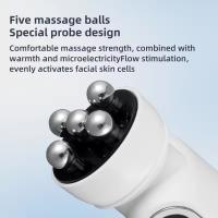Masajeador Facial De 3 En 1 RF Calefacción EMS Con Rodillo De 360° Para Lifting De Piel Rejuvenecimiento Y Eliminación De Líneas Finas Máquina De Belleza Microcorriente - details 3