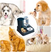 Comedero automático para mascotas, dispensador físico, bebedero automático para gatos, bebedero de acero inoxidable para gatos, dispensador de comida 2 en 1 - details 11