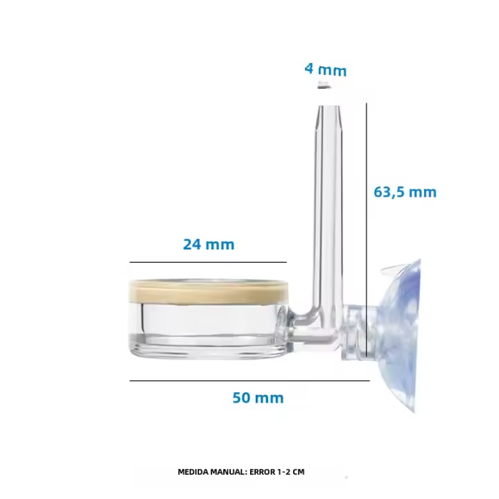 Difusor De CO2 Para Acuario Transparente Integrado En PC Material Cerámica Especial Atomizador De CO2 Para Tanque De Peces - 1