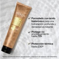 Redken | All Soft Tratamiento sin aclarado para revitalizar el cabello seco y/o quebradizo 150ml | Hidratación profunda y densidad al instante. Su fórmula potenciada por Ácido hialuronico y 5% Moisture Complex  impulsa la hidratación. - details 1