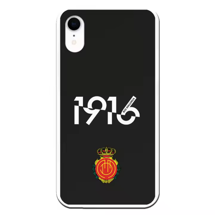 Funda original compatible con iPhone XR - RCD Mallorca escudo lineas - 1
