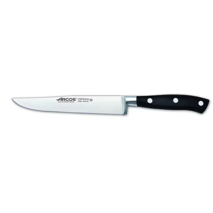 Cuchillo de Cocina Arcos Riviera 230600 de Acero Nitrum, con Mango de Polioximetileno  y 15 cm de Hoja en estuche - 1