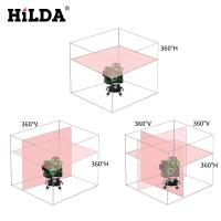 Nivel Láser 3D De 12 Líneas Auto-nivelado 360 Grados Horizontal Y Vertical Haz Láser Verde Super Potente Para Obras Y Bricolaje - details 3