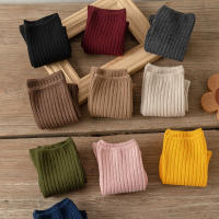 10Pares De Calcetines Largos De Algodón Para Mujer Estilo Retro Otoño Invierno Color Sólido Negro Rosa Para Estudiantes Y Jóvenes - details 11