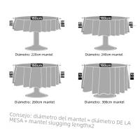 Mantel De Seda Rectangular Para Bodas Y Fiestas Cubierta De Mesa En Color Sólido Decoración Para Banquetes Y Restaurante - details 1
