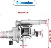 Carcasa del termostato del refrigerante del motor compatible con Chevy Cruze 2011-2016, Chevy Sonic 2012-2018, Chevy Trax 2013-2018 - Reemplaza 25199824, 25192228, 902-033,15-818 44. - details 4