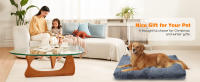 Nobleza - Cama Perros Medianos, Cama Perro Lavable, Cama Para Perros, Suave y Esponjoso,  Cama de Perro Antideslizante, Gris Oscuro - details 7