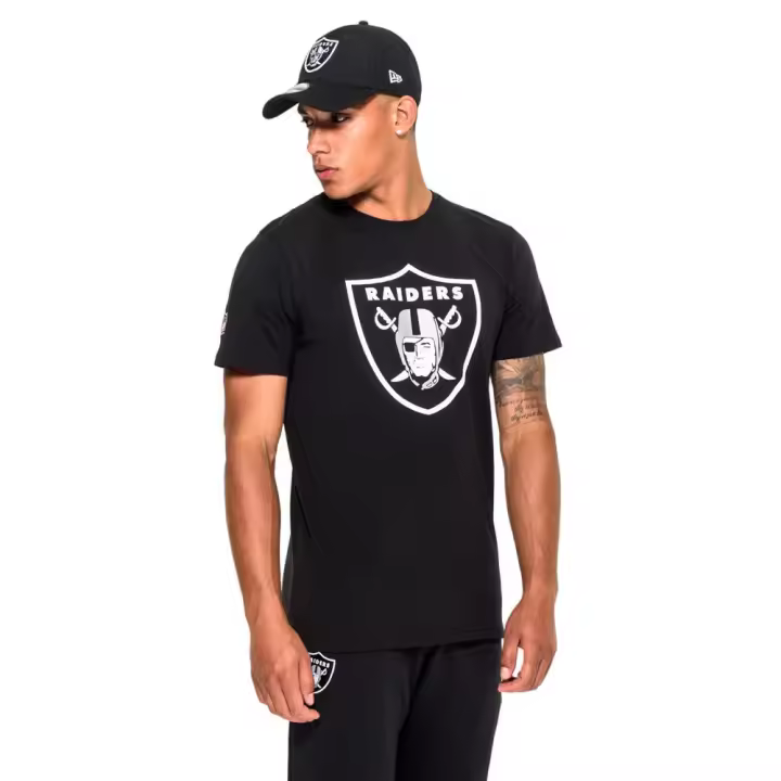 Camiseta New Era Las Vegas Raiders Negro Tee 11073657 - 1