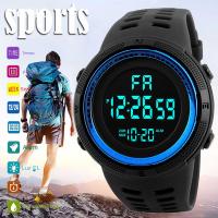 Reloj Deportivo Digital Para Hombre Con Pantalla Luminosa Impermeable Multifuncional Militar Reloj De Pulsera Con Alarma Y Cronómetro - details 0