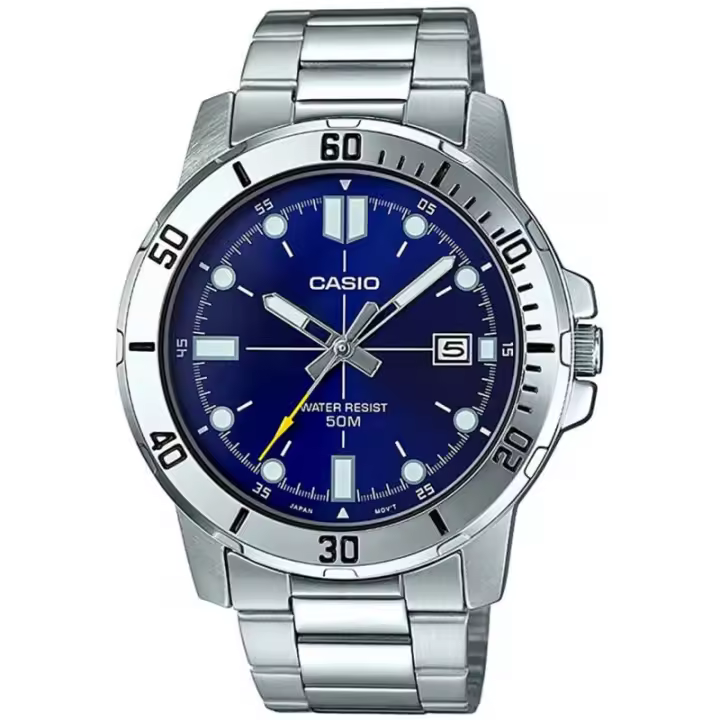 Casio Mtp-vd01d-2e  Reloj Para Para Hombre Color Azul - 1