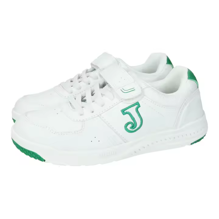 Deportivos marca JOMA para niño en color blanco-verde. Zapatillas Deportivas Blancas con Detalles Verdes para Niño - Joma - 1