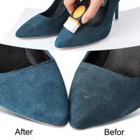 Cepillo De Limpieza Para Zapatos Eraser Y Cepillo De Piel De Oveja Mate Limpiador De Cuero Y Suela Para Zapatillas Y Zapatos De Cuero - details 0
