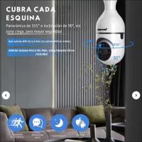 Cámara de vigilancia interior tipo bombilla, Giro 360°, Visión Nocturna, Audio 2 Vías, WiFi, App – Jortan Tech - details 2