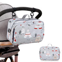 Bolsa De Diaper Para Bebé Impermeable Con Doble Manija Estampado De Moda Para Uso Desechable Y Reutilizable Bolsa De Agua Para Maternidad - details 0