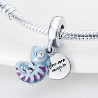 Encanto De Mariposa Cambio De Color Chameleon En Plata 925 Con Cuentas De Zirconia Para Pulseras Originales Y DIY Joyería Fina Regalos - details 8