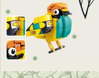Bloques De Construcción Creativos Figuras De Animales Aves Cerdos Papagayos Gansos Modelos Educativos Cognitivos Para Niños - details 17