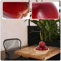 5 Pcs Decoración De Casa Falsa Fruta De Serpiente Roja Modelo Simulación Manzanas Artificiales Para Cocina Decoración Fotografía - details 4