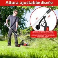 Rueda Auxiliar Para Trimmer De Hierba Portátil Rueda Ajustable Para Jardín 26mm-28mm Herramienta De Jardinería Para Eliminación De Malas Hierbas - details 2
