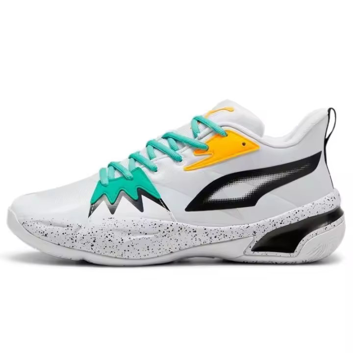 Zapatilla de Basket para HOMBRE PUMA GENETICS SPEKLE BLANCO VERDE - 1