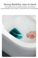 Cepillo De Limpieza Para Tubos Largo Y Flexible Para Cocina Baño Cepillo De Aseo Para Desobstruir Tuberías De Cocina Y Baño Con Cerradura De Agujero Herramienta De Limpieza Doméstica Ecológica - details 6