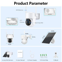 Cámara Solar Inalámbrica HD 1080P 2/4MP Con Batería De 7800mAh Detectores PIR PTZ Wifi CCTV Surveillance IP iCSee Para Seguridad Doméstica - details 8