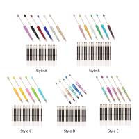 Bolígrafos Beadables Con Recargas Tinta Negra Para Escritura Escolar Suministros De Oficina Para Niños Graduación Clase Diario Dibujo - details 0