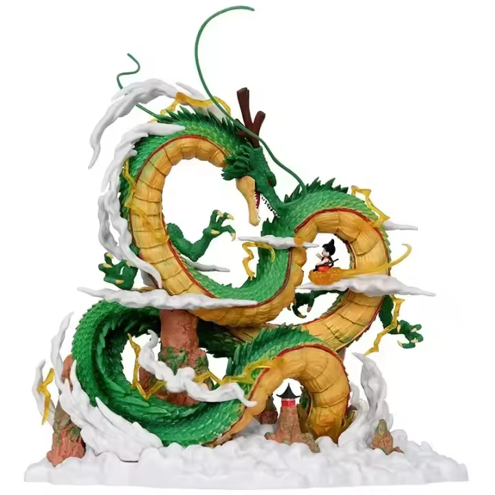 Figura De Acción Dragon Ball Z Shenron Y Son Goku 22cm Figura De Anime PVC Estatua Modelo Colección Decoración Regalo Juguetes Para Adultos - 1