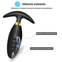 Vibrador Anal Remoto Control Vibrador Prostate Massager Plug Butt Silicone Material Adulto Juguetes Eróticos Para Hombres Y Gays 10cm - details 2