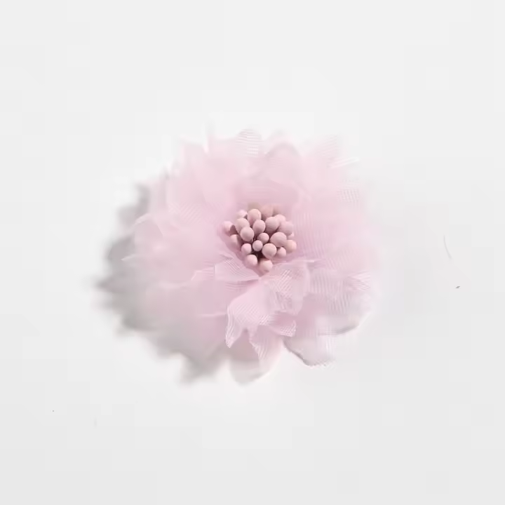 10PCS Flores Artificiales De Tela 4CM 1.5" Para Vestido Boda Bouquet Joyería Accesorios Broche Producción Ropa Hecho En China Zhejiang - 1