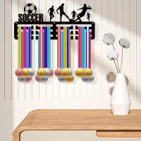 Soporte De Medallas Deportivas Para Jugador De Fútbol 1Pc Estante De Pared Montado Para Exponer Medallas Y Trofeos Decoración Para El Hogar Y Salón - details 5