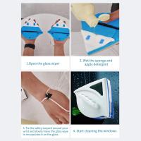 Nueva Cepillo De Limpieza De Ventanas Magnético Para Hogar Y Edificios De Piso Alto Herramienta De Limpieza De Vidrio Doble Cara Con Fuerte Magnetismo - details 5