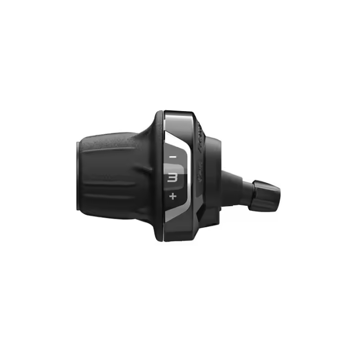 Shimano Maneta de Cambio SL-RV400-L 3 Velocidades REVOSHIFT Abrazadera Con Optical Gear Display para Bicicleta - 1